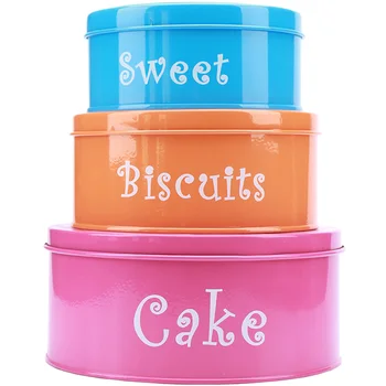 3Pcs/Set Colorful Lovely Sweet Biscuits Cake Storage Tank GoodIron Thicken Cover Square Food GiftBoxes Kitchen Utensil Household
3Pcs/Set Colorful Lovely Sweet Biscuits Cake Storage Tank GoodIron Thicken Cover Square Food GiftBoxes Kitchen Utensil Household
