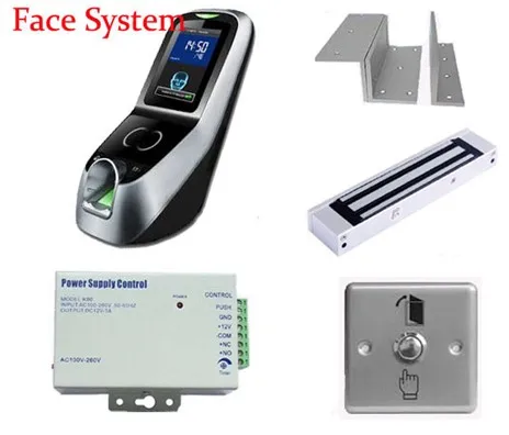 Free Shipping FACE70 Face Recognition Access Control with Fingerprint Reader KIT EMLOCK+EXIT BUTTON+POWER SUPPLY
Free Shipping FACE70 Face Recognition Access Control with Fingerprint Reader KIT EMLOCK+EXIT BUTTON+POWER SUPPLY