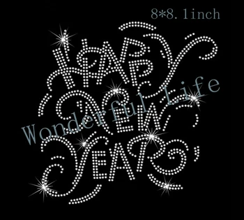Free shipping hot fix rhinestones motif iron on transfer design Happy New Year New Years Eve Wrods Iron on clothinngs
Free shipping hot fix rhinestones motif iron on transfer design Happy New Year New Years Eve Wrods Iron on clothinngs