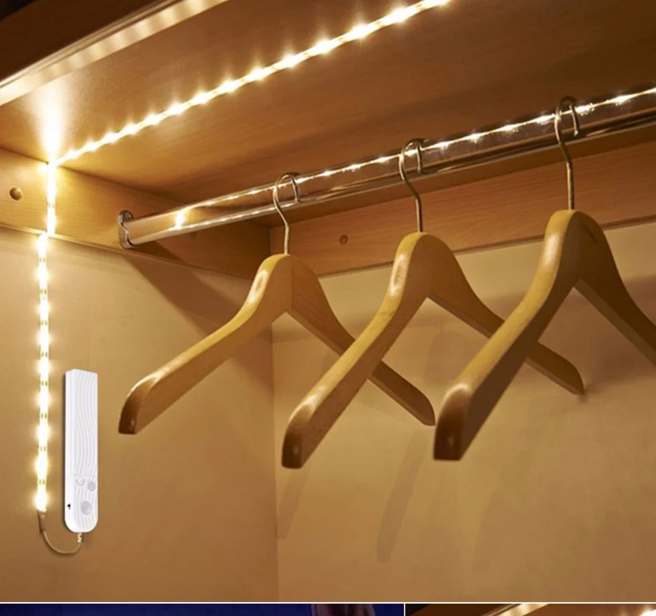 2 Pieces Battery Power Cabinet Strip Light PIR Motion Sensor 1M/2M/3M 30LED LED Strip For Under Bed Closet Wardrobe Night lamp
2 Pieces Battery Power Cabinet Strip Light PIR Motion Sensor 1M/2M/3M 30LED LED Strip For Under Bed Closet Wardrobe Night lamp