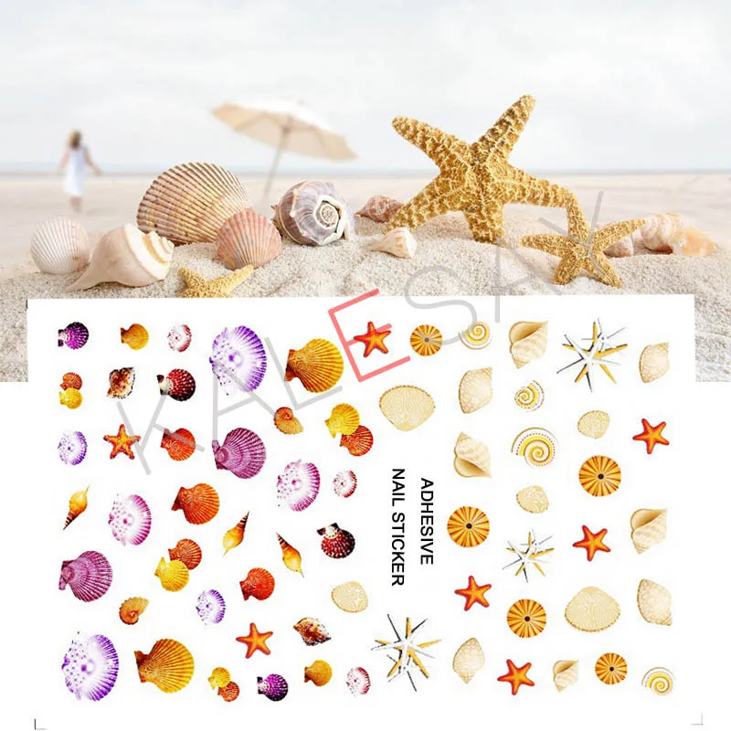 Nails Art Stickers Decorations Shell Nail Manicure Design Tropical Fish Nail Stickers Decals Self Adhesive 3D Nails Accessories
Nails Art Stickers Decorations Shell Nail Manicure Design Tropical Fish Nail Stickers Decals Self Adhesive 3D Nails Accessories