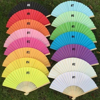 Free shipping 20pcs/lot Solid color Wedding Paper Fan Hand Held Paper Folding Fan in White Gift Bag With 15 colors available
Free shipping 20pcs/lot Solid color Wedding Paper Fan Hand Held Paper Folding Fan in White Gift Bag With 15 colors available