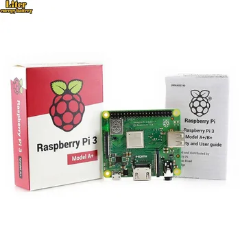 Raspberry Pi 3 Model A+, with most enhancements as Raspberry Pi 3B+, in smaller form factor, and lower price
Raspberry Pi 3 Model A+, with most enhancements as Raspberry Pi 3B+, in smaller form factor, and lower price