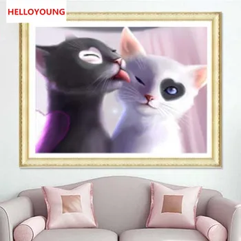 DIY Diamond Embroidery The Lovely Cats Round Diamond Painting Cross Stitch Kits Diamond Mosaic Home Decoration
DIY Diamond Embroidery The Lovely Cats Round Diamond Painting Cross Stitch Kits Diamond Mosaic Home Decoration