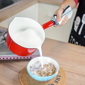 Japanese enamel porcelain baby supplementary food single handle milk soup pot snow pan cooking electromagnetic furnace gas
Japanese enamel porcelain baby supplementary food single handle milk soup pot snow pan cooking electromagnetic furnace gas