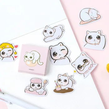 45PCS/box Creative Big Eye Cat Diary Paper Lable Stickers Crafts And Scrapbooking Decorative Lifelog Sticker DIY Stationery
45PCS/box Creative Big Eye Cat Diary Paper Lable Stickers Crafts And Scrapbooking Decorative Lifelog Sticker DIY Stationery