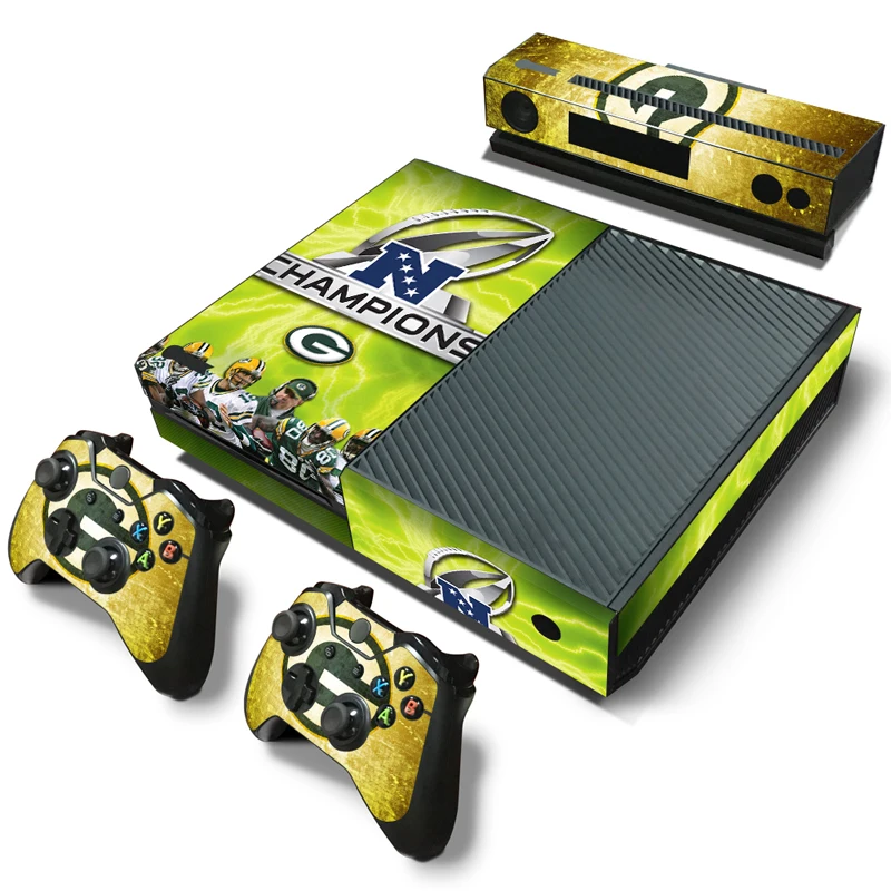 NFL Green Bay Packers vinyl Skin Sticker for Xbox one Console Decorate Anti Dust +2Pcs Controller Skin +Kinect Skin Sticker
NFL Green Bay Packers vinyl Skin Sticker for Xbox one Console Decorate Anti Dust +2Pcs Controller Skin +Kinect Skin Sticker