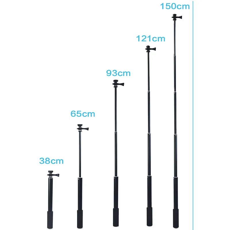 Selfie Stick with Tripod 59Inch Extendable Monopod Phone Clip for Gopro Hero 9 8 7 6 5 SJCAM sj4000 Xiaoyi yi 4K EKEN Sports Cam
Selfie Stick with Tripod 59Inch Extendable Monopod Phone Clip for Gopro Hero 9 8 7 6 5 SJCAM sj4000 Xiaoyi yi 4K EKEN Sports Cam