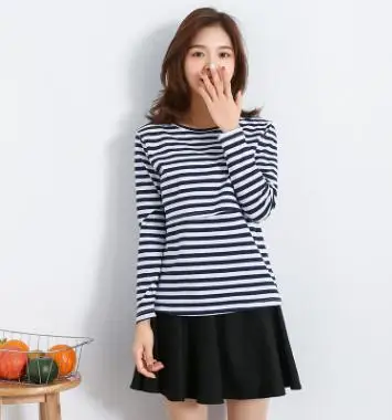 Cotton Striped Maternity Breastfeeding Tops 2018 Spring Fall Nursing Clothes for Pregnant Women Postpartum Feeding Clothes WX202
Cotton Striped Maternity Breastfeeding Tops 2018 Spring Fall Nursing Clothes for Pregnant Women Postpartum Feeding Clothes WX202