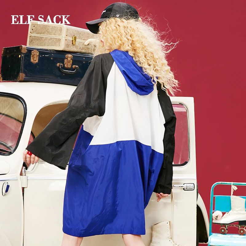 ELF SACK Autumn New Woman Coat Loose Casual Full Patchwork Turn-down Collar Jackerts Women Pullovers Flare Sleeve Femme Jackets
ELF SACK Autumn New Woman Coat Loose Casual Full Patchwork Turn-down Collar Jackerts Women Pullovers Flare Sleeve Femme Jackets