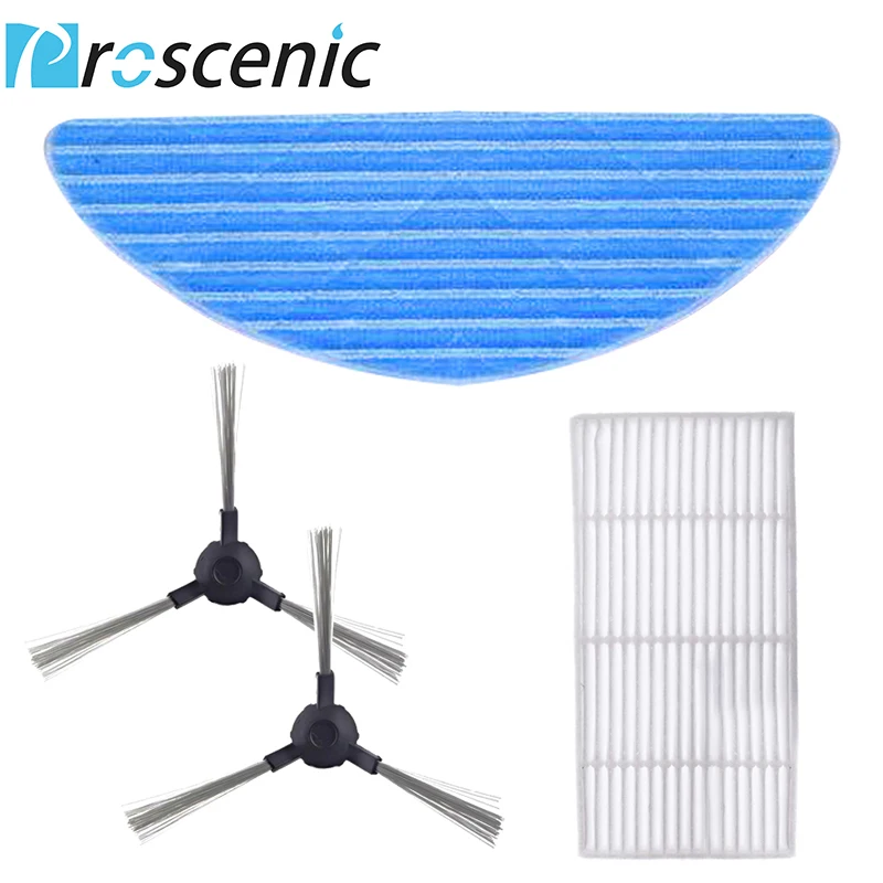 Proscenic 811GB Robot Vacuum Cleaner Replacement Kit, 1 HEPA Filters,1 Mopping Cloth Filters and 2 Side Brushes
Proscenic 811GB Robot Vacuum Cleaner Replacement Kit, 1 HEPA Filters,1 Mopping Cloth Filters and 2 Side Brushes