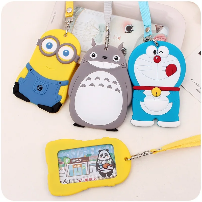 Lovely Cartoon Shaped Named Card Holder Identity Badge with Lanyard Silica Gel Neck Strap Card Bus ID Holders
Lovely Cartoon Shaped Named Card Holder Identity Badge with Lanyard Silica Gel Neck Strap Card Bus ID Holders