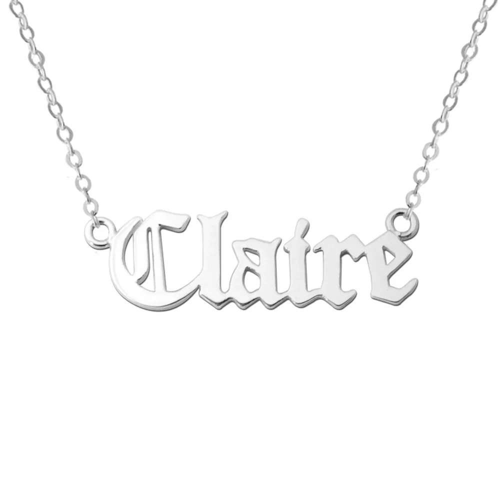 Old English Name Necklace, Personalized Name Necklace Custom Name Jewelry Custom Name Necklace Valentines' Gift Mother Gift
Old English Name Necklace, Personalized Name Necklace Custom Name Jewelry Custom Name Necklace Valentines' Gift Mother Gift