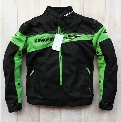2018 Spring and summer new Kawasaki racing clothes motorcycle Riding jacket mesh breathable locomotive anti-fall Knight suit man
2018 Spring and summer new Kawasaki racing clothes motorcycle Riding jacket mesh breathable locomotive anti-fall Knight suit man