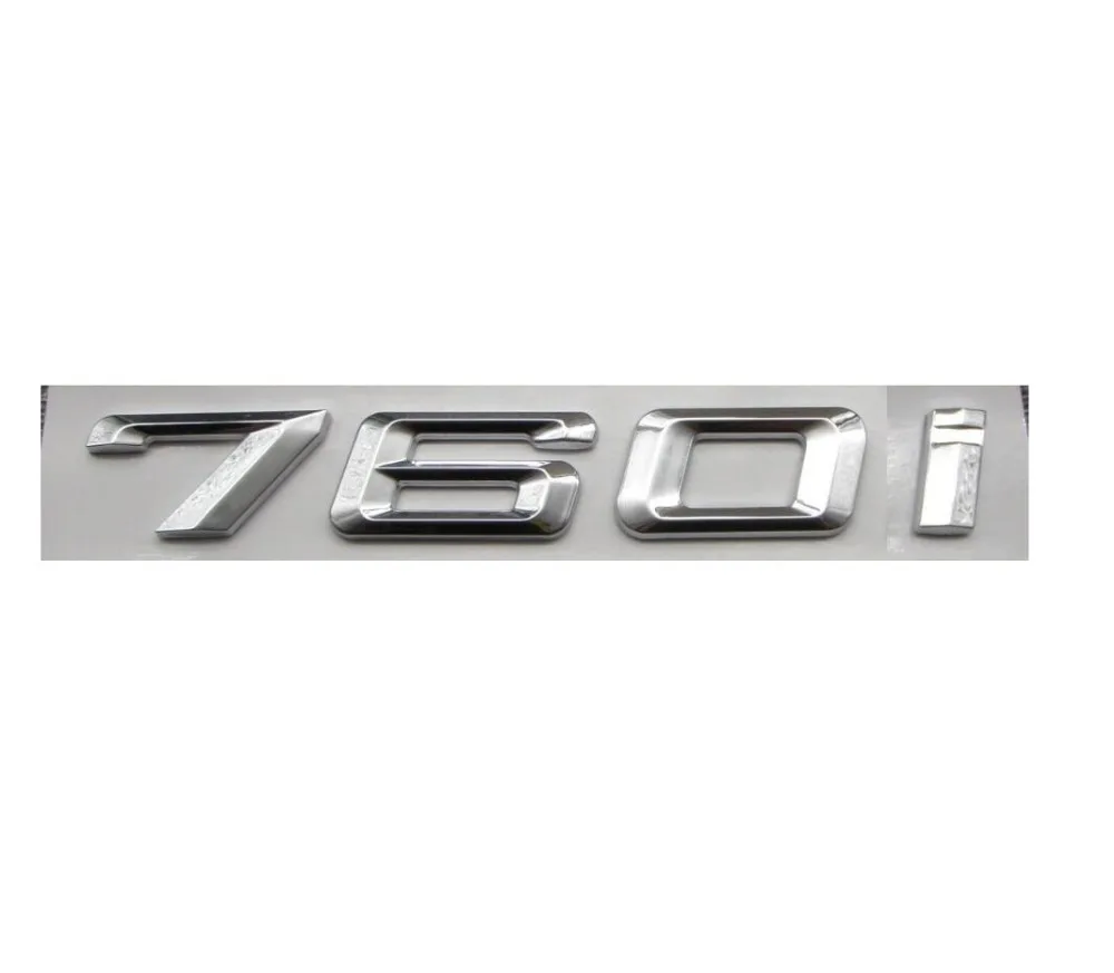 Chrome Shiny Silver ABS Number Letters Words Car Trunk Badge Emblem Letter Decal Sticker for BMW 7 Series 746i
Chrome Shiny Silver ABS Number Letters Words Car Trunk Badge Emblem Letter Decal Sticker for BMW 7 Series 746i