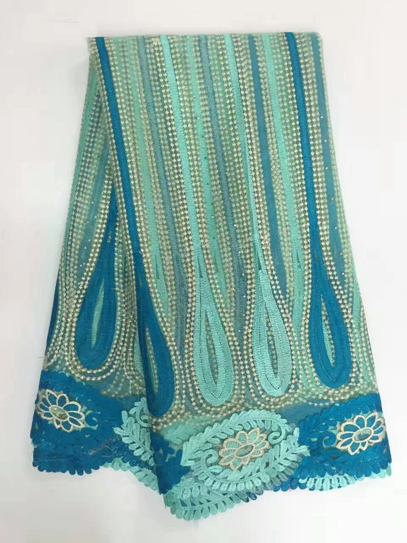 PROMOTION luxury Nigerian wedding dress french tulle net lace fabric, teal African stones style appliqued lace fabric
PROMOTION luxury Nigerian wedding dress french tulle net lace fabric, teal African stones style appliqued lace fabric