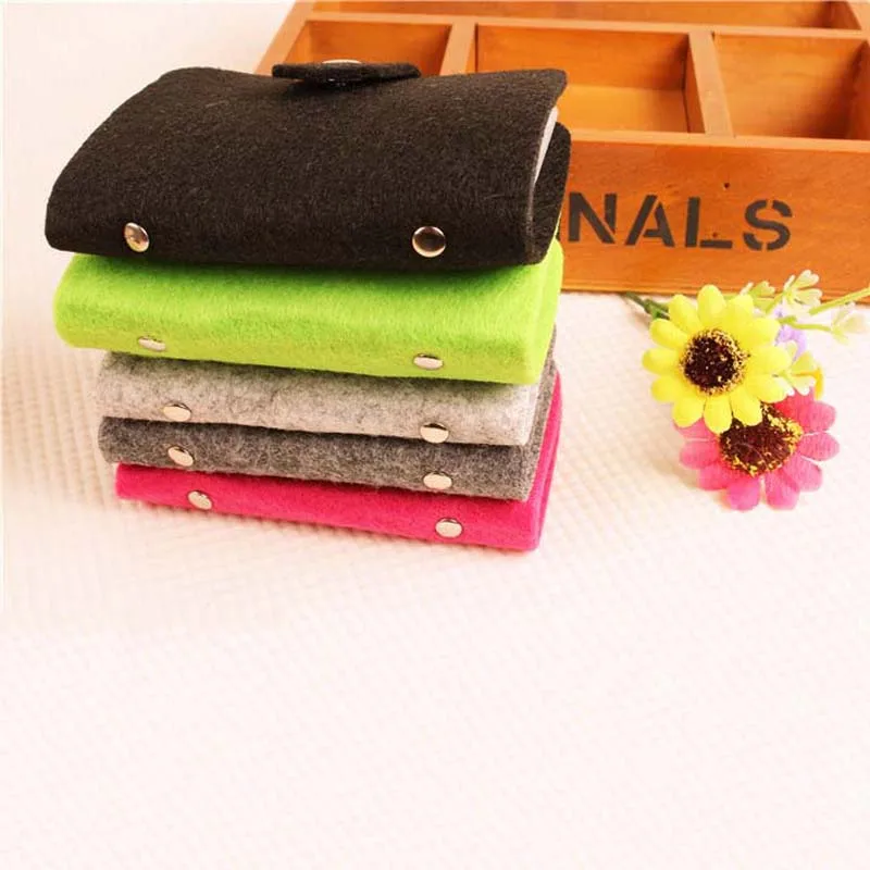 2019 Popular Business Card Wallets Credit Card Holder Bags wool felt Buckle Bank Card Bag 24 sub-box inside ID Holders Business
2019 Popular Business Card Wallets Credit Card Holder Bags wool felt Buckle Bank Card Bag 24 sub-box inside ID Holders Business