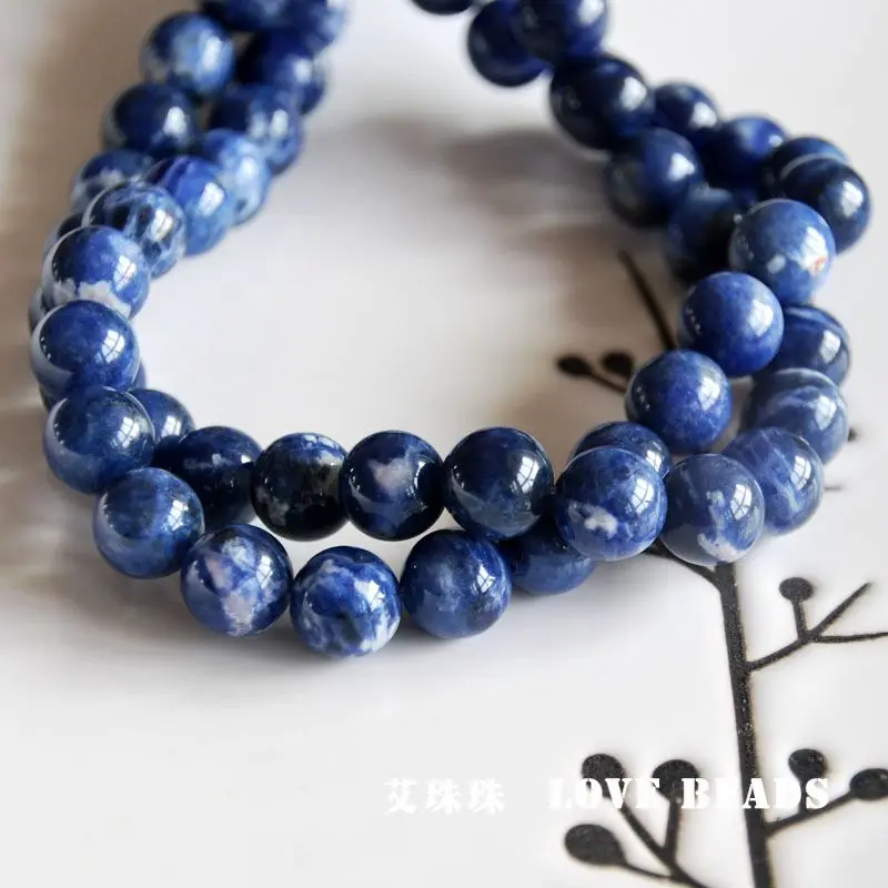 15"38cm Natural Blue Vein Stone Sodalite 10mm Loose Beads Jewelry Making DIY For Women
15"38cm Natural Blue Vein Stone Sodalite 10mm Loose Beads Jewelry Making DIY For Women