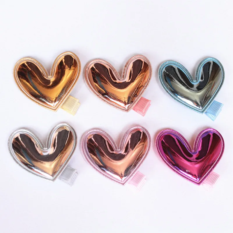12pc/lot Glitter Felt Leather Heart Hair Clip Hair Accessories Shinning Synthetic Top Quality Hot Pink Spark Headwear for Kids
12pc/lot Glitter Felt Leather Heart Hair Clip Hair Accessories Shinning Synthetic Top Quality Hot Pink Spark Headwear for Kids