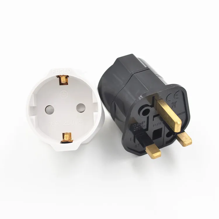 UK plug adapter 5x5x7cm 250V European Euro EU Sockets 2 Pin to UK 3 Pin Plug Adapter Travel Mains Adapter converter plug
UK plug adapter 5x5x7cm 250V European Euro EU Sockets 2 Pin to UK 3 Pin Plug Adapter Travel Mains Adapter converter plug