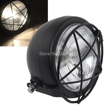 6.3" 12v Motorcycle Projector Black Headlight Light Lamp Metal Grill Star Model Cover Cafe Racer Universal Motor bikes
6.3" 12v Motorcycle Projector Black Headlight Light Lamp Metal Grill Star Model Cover Cafe Racer Universal Motor bikes