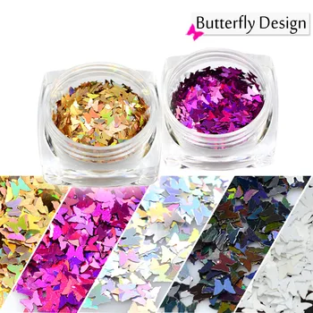 1 Box Butterfly Nail Glitter Sparkly 3D Holographic Flakes Paillette Sequins Nail Art Manicure Decoration Tips TRHD01-05
1 Box Butterfly Nail Glitter Sparkly 3D Holographic Flakes Paillette Sequins Nail Art Manicure Decoration Tips TRHD01-05