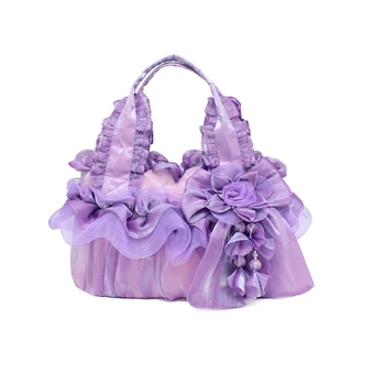Vintage princess lady's soft tote ruffle beading light weight woman handbag med size red wine lavender purple royal blue grey
Vintage princess lady's soft tote ruffle beading light weight woman handbag med size red wine lavender purple royal blue grey