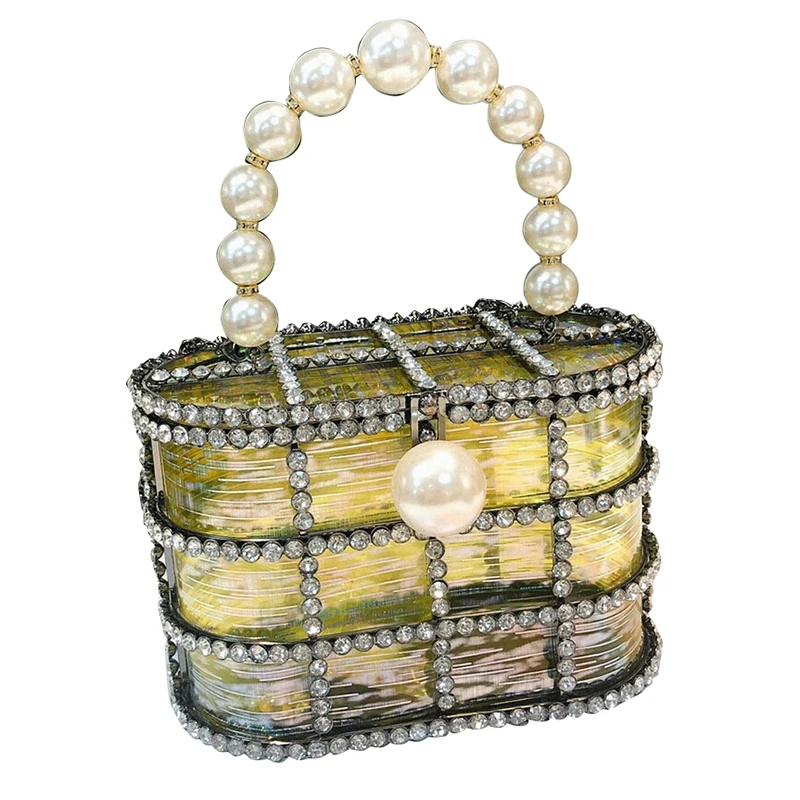 Pearl Vintage Women Evening Bag Metal Hollow Out Diamond Banquet Party Shoulder And Crossbody Bags Wedding Clutch Cage Handbag
Pearl Vintage Women Evening Bag Metal Hollow Out Diamond Banquet Party Shoulder And Crossbody Bags Wedding Clutch Cage Handbag