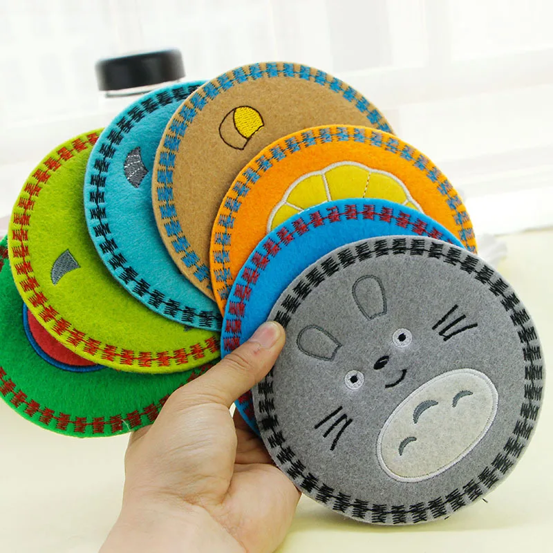 1 Piece Creative Cartoon Kawaii Totoro Spider-Man Doraemon Batman Hello Cat Place Mat Pads Cushion Tea Cup Holder BD14
1 Piece Creative Cartoon Kawaii Totoro Spider-Man Doraemon Batman Hello Cat Place Mat Pads Cushion Tea Cup Holder BD14