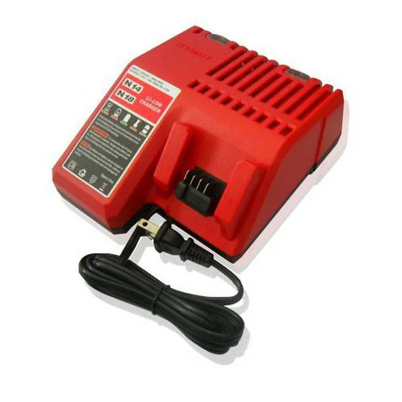 Power Tool Battery Charger for Mil,Replacement Lithium Battery Charger for Milwaukee M18& M14 Fit For 14.4V~18V Battery
Power Tool Battery Charger for Mil,Replacement Lithium Battery Charger for Milwaukee M18& M14 Fit For 14.4V~18V Battery