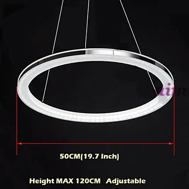 LED 20CM Pendant Lights 1 Lamps Round Acrylic with Single Ring D20CM Ac 110-240v
LED 20CM Pendant Lights 1 Lamps Round Acrylic with Single Ring D20CM Ac 110-240v