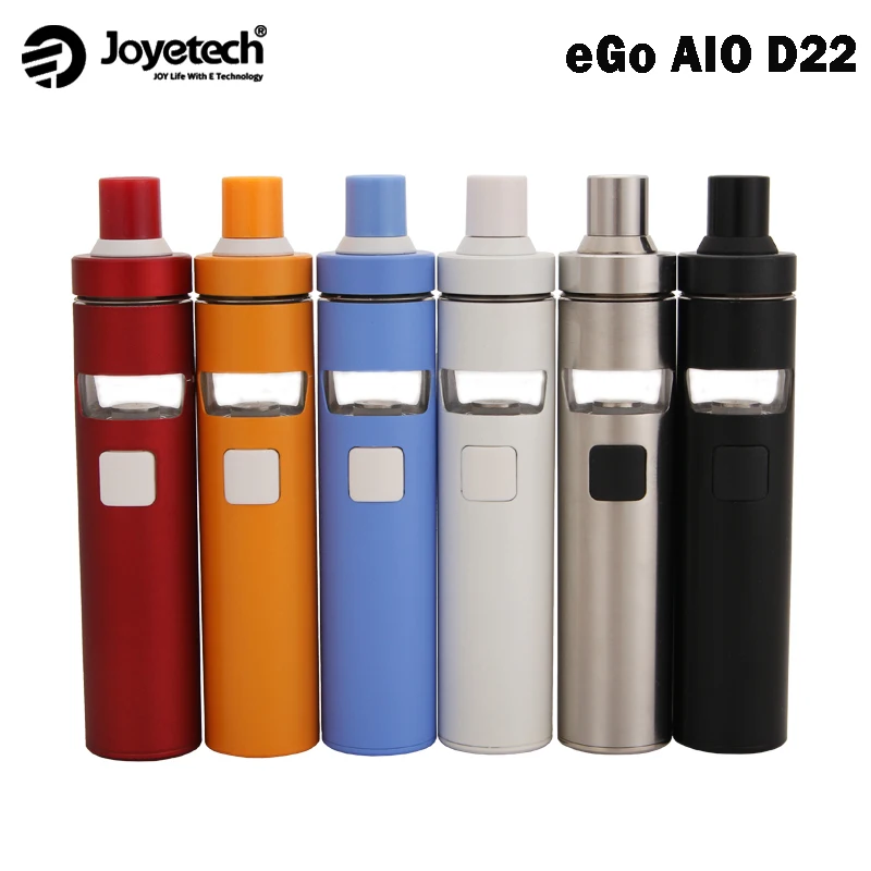 Original Joyetech eGo AIO D22 kit 1500mAh Battery 2ml E-liquid Capacity with BF SS316 vs eGo AIO D22 XL
Original Joyetech eGo AIO D22 kit 1500mAh Battery 2ml E-liquid Capacity with BF SS316 vs eGo AIO D22 XL