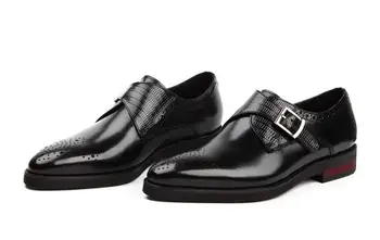 New Imitate dress shoes men buckle strap genuine leather carved brogue smart casual wedding shoes pointed toes italy oxfords
New Imitate dress shoes men buckle strap genuine leather carved brogue smart casual wedding shoes pointed toes italy oxfords