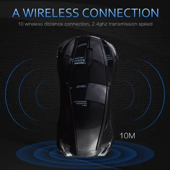 2.4GHz Wireless Cordless Optical Mouse Car Shape Mice +USB Receiver for PC Laptop HJ55
2.4GHz Wireless Cordless Optical Mouse Car Shape Mice +USB Receiver for PC Laptop HJ55