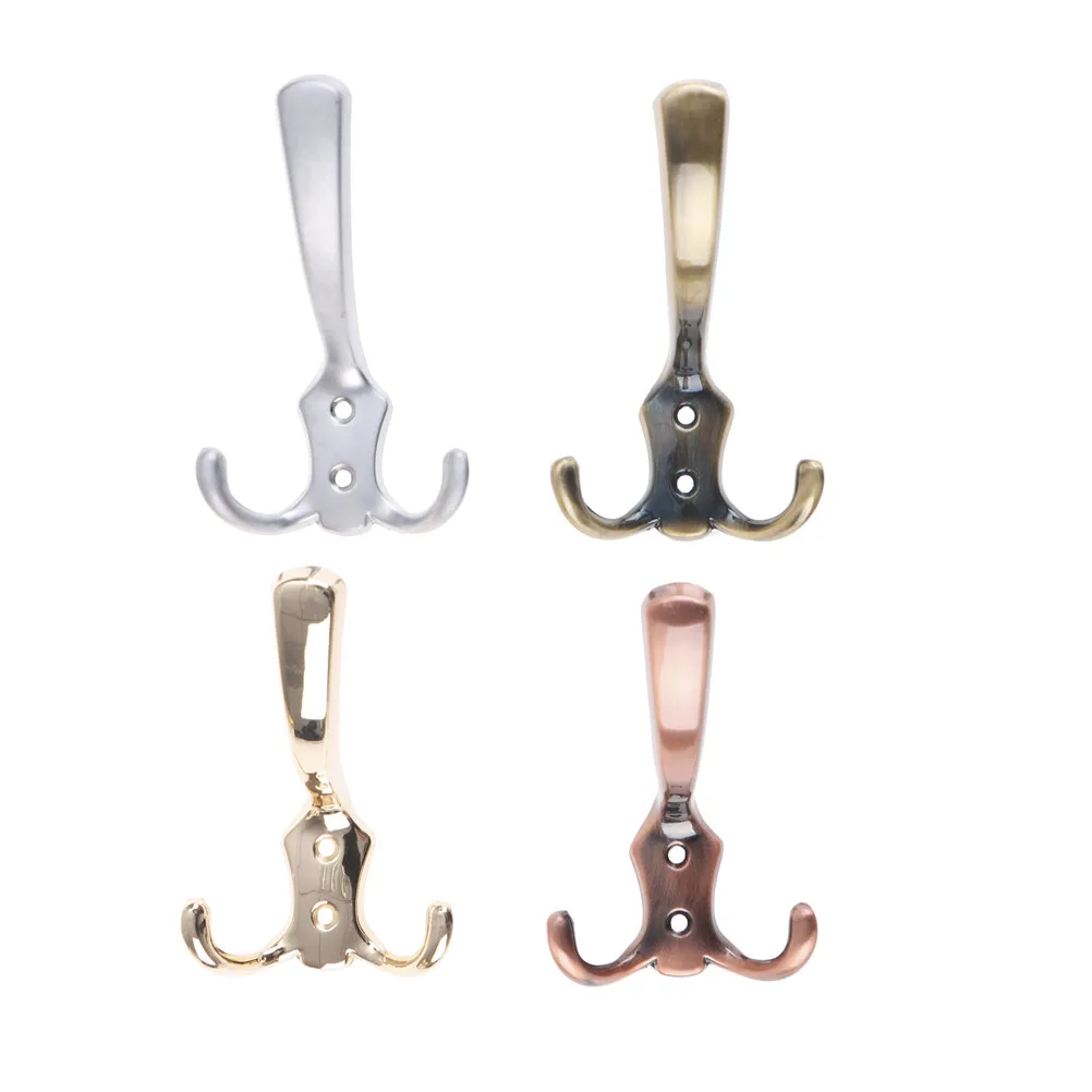 Retro double wall hook coat clothes towel cap household kitchen double nail door and window hanger
Retro double wall hook coat clothes towel cap household kitchen double nail door and window hanger