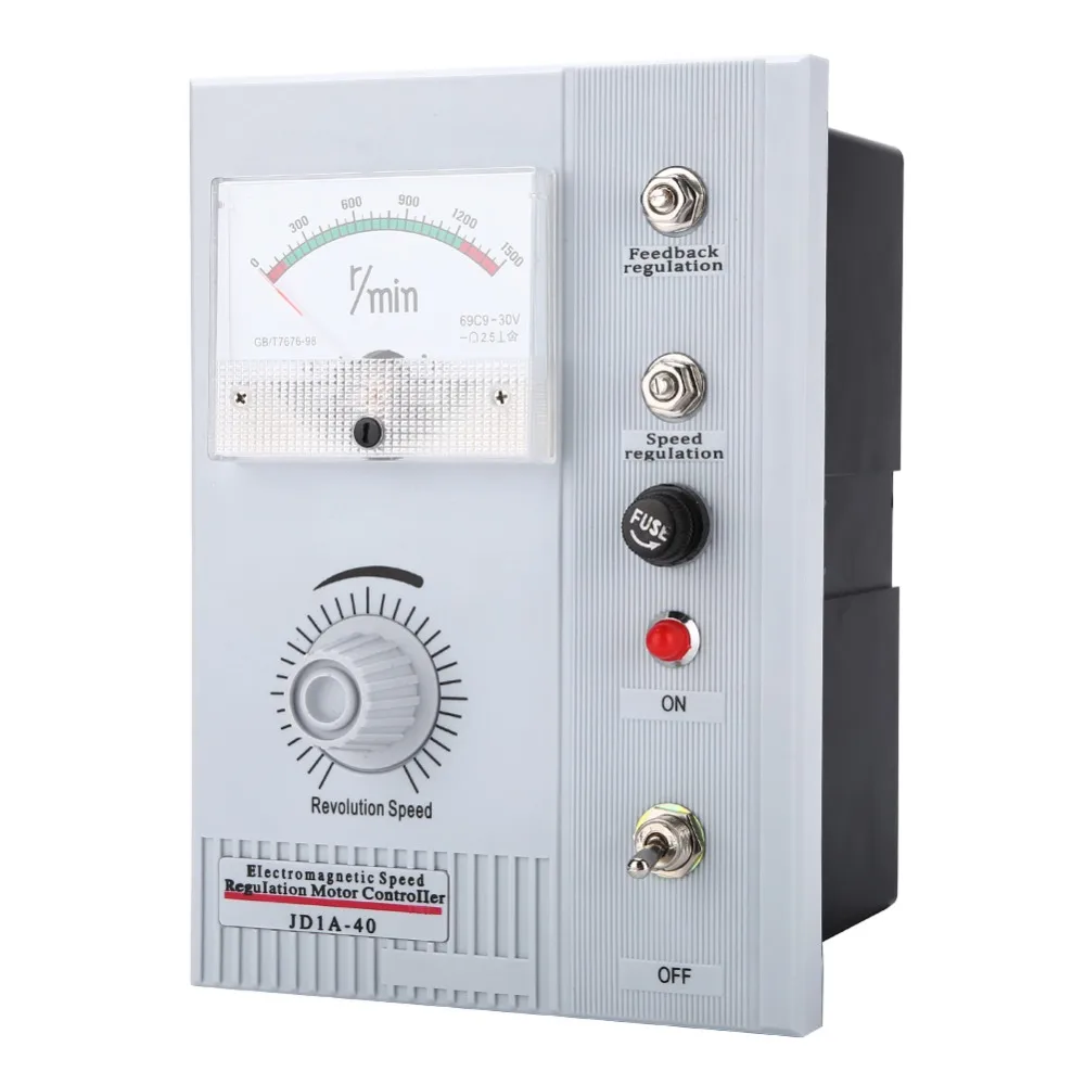 JD1A-40 AC Motor Speed Controller 15-40kW DC 90V 5A Motor Speed Pinpoint Regulator 132-1320RPM Controller IP55 Dustproof
JD1A-40 AC Motor Speed Controller 15-40kW DC 90V 5A Motor Speed Pinpoint Regulator 132-1320RPM Controller IP55 Dustproof