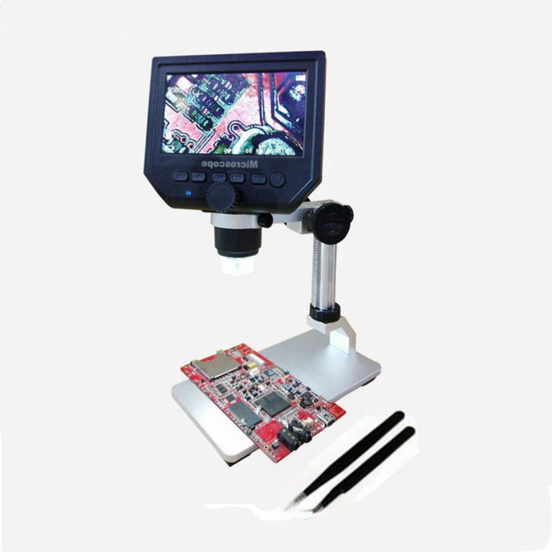 1-600X 3.6MP Portable USB LCD Digital Microscope With Aluminum Alloy Stent 4.3 Inches HD OLED Display for BGA Reballing Phone
1-600X 3.6MP Portable USB LCD Digital Microscope With Aluminum Alloy Stent 4.3 Inches HD OLED Display for BGA Reballing Phone