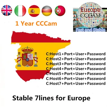 1year 7LINE Europe Cccams lines Server support DVBS IKS Receptor Satelite Receiver for Europe Cccam Cline with Spain Italy Germa
1year 7LINE Europe Cccams lines Server support DVBS IKS Receptor Satelite Receiver for Europe Cccam Cline with Spain Italy Germa