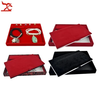 Fine Jewelry Display Case Velvet Ring Store Counter Pad Gold Ring Earrings Casket Necklace Bangle Jewelry Display Tray25*20CM
Fine Jewelry Display Case Velvet Ring Store Counter Pad Gold Ring Earrings Casket Necklace Bangle Jewelry Display Tray25*20CM