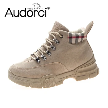 Audorci 2018 Fashion Autumn Women Martin Boots Woman Outdoor Casual Shoes Female Flock Lightyweight Ankle Boot Size 35-40
Audorci 2018 Fashion Autumn Women Martin Boots Woman Outdoor Casual Shoes Female Flock Lightyweight Ankle Boot Size 35-40