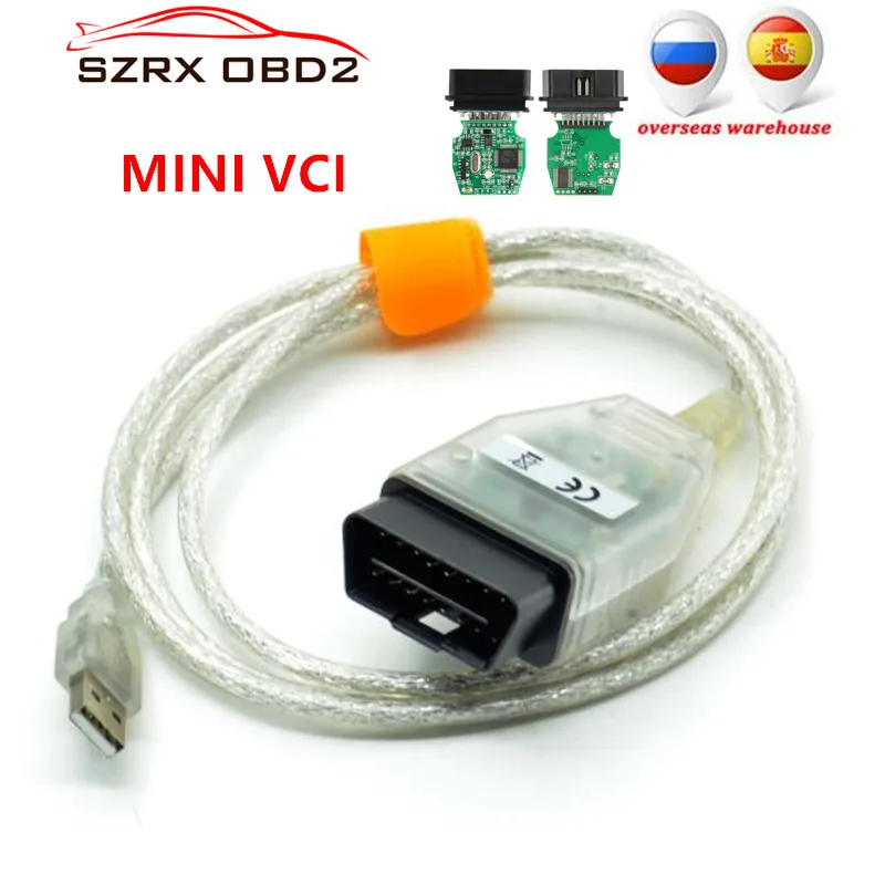 OBD2 diagnostic tool Newest version V13.00.022 MINI VCI Interface FOR TOY-O-TA TIS Techstream minivci J2534 OBDII
OBD2 diagnostic tool Newest version V13.00.022 MINI VCI Interface FOR TOY-O-TA TIS Techstream minivci J2534 OBDII
