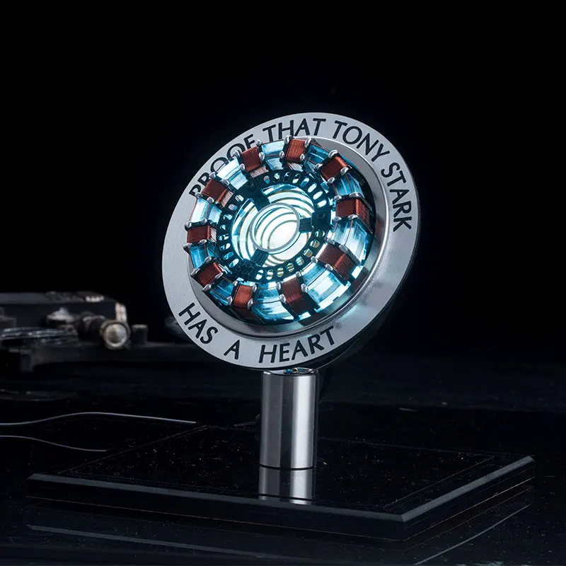 1:1 Scale Iron Man MK2 Tony Stark Arc Reactor RC Light DIY Acrylic Alloy Model Toy Chest Lamp Kid's Christmas Birthday Gift
1:1 Scale Iron Man MK2 Tony Stark Arc Reactor RC Light DIY Acrylic Alloy Model Toy Chest Lamp Kid's Christmas Birthday Gift