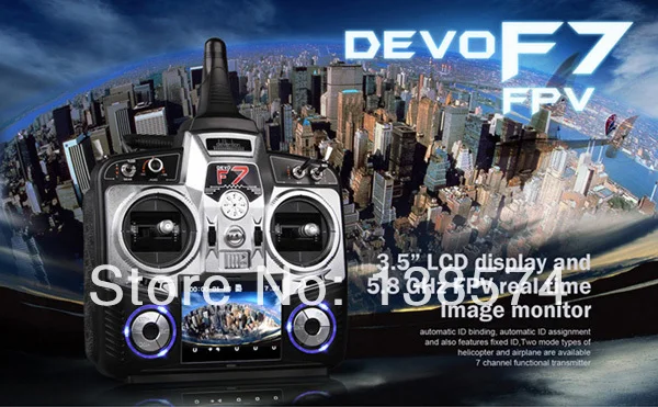 

Walkera WK-DEVO-F7 DEVO F7 FPV Set 5.8G Real Time Image Transmittion Aerial w/ TX5803 & RX701 Receiver