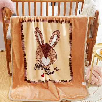 qiong&yu The long eared rabbit cartoon pattern thicken flannel student throwing blanket for children and teenagers
qiong&yu The long eared rabbit cartoon pattern thicken flannel student throwing blanket for children and teenagers