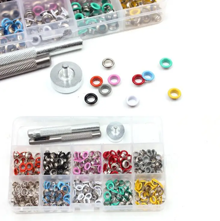 300PCS 5MM Diameter Colorful Eyelet Buckles Mounting Tools Diy Leather Craft Rivets Replacement
300PCS 5MM Diameter Colorful Eyelet Buckles Mounting Tools Diy Leather Craft Rivets Replacement