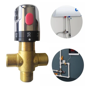 12*9.2cm Thermostat Valve DN15 Bathroom Sink Faucet Core Solar Water Heater Temperature Control Valve Bathroom supplies New
12*9.2cm Thermostat Valve DN15 Bathroom Sink Faucet Core Solar Water Heater Temperature Control Valve Bathroom supplies New