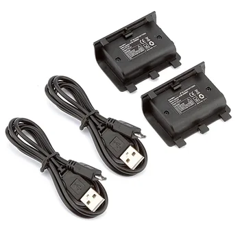 2 Set 2400mAh Batteries + USB Cable For XBOX ONE Wireless Controller Charging Kit Gamepad Rechargeable Backup Battery
2 Set 2400mAh Batteries + USB Cable For XBOX ONE Wireless Controller Charging Kit Gamepad Rechargeable Backup Battery