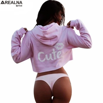Sudaderas mujer 2020 Autumn Long Sleeve crop top hoodies women Casual Hooded CUTE Lip Print Pink Sweatshirts Moletom Feminino
Sudaderas mujer 2020 Autumn Long Sleeve crop top hoodies women Casual Hooded CUTE Lip Print Pink Sweatshirts Moletom Feminino