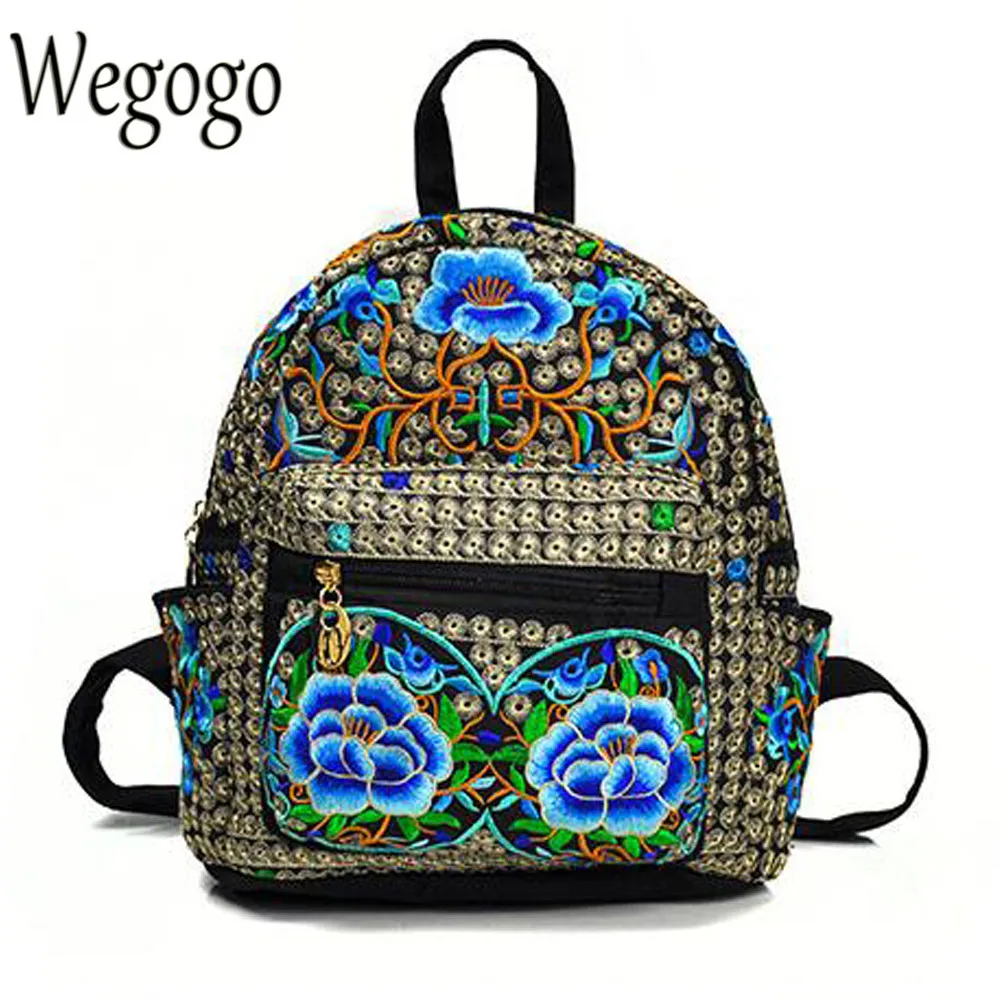 Vintage Women Backpack Canvas Backpacks Girls Female Travel Schoolbags Rucksack With Flower Embroidered Mochila Sac A Dos Bolsa
Vintage Women Backpack Canvas Backpacks Girls Female Travel Schoolbags Rucksack With Flower Embroidered Mochila Sac A Dos Bolsa