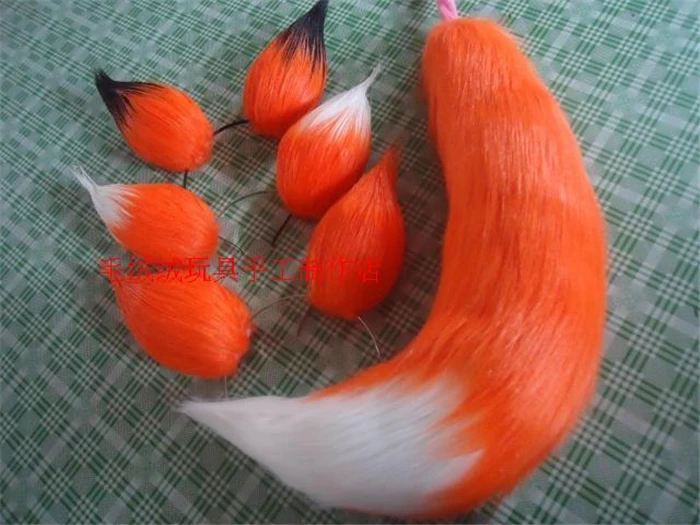 Halloween party Fox tail ear sexy animal tail anime cosplay accessories free shipping style able orange mix tail + ears
Halloween party Fox tail ear sexy animal tail anime cosplay accessories free shipping style able orange mix tail + ears